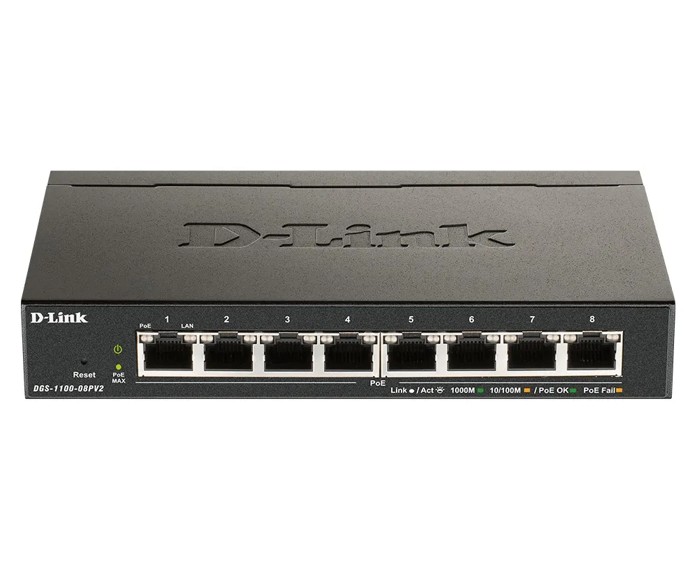 D-Link Switch 8 Porte Gigabit Poe Smart Managed