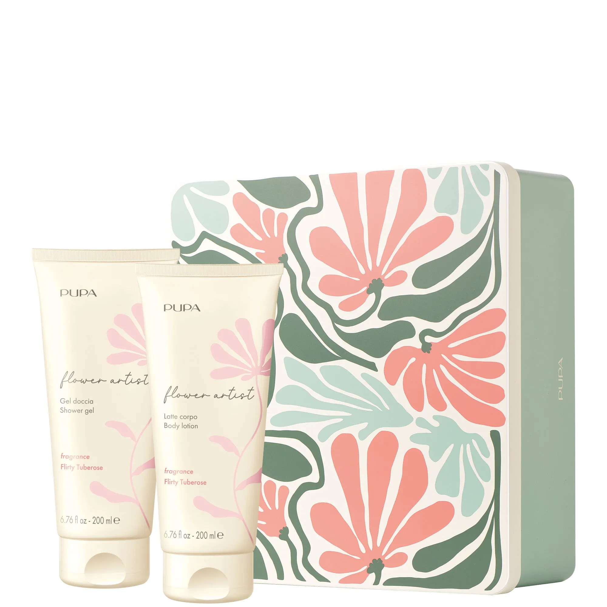 Pupa Flower Artist Gel Doccia + Latte Corpo Flirty Tuberose - 200 ML