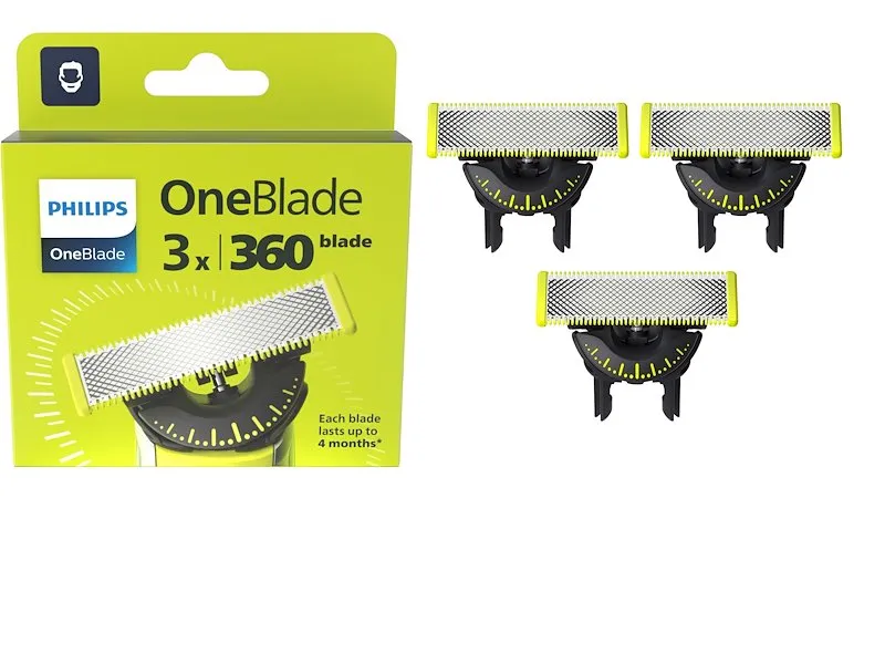 Philips OneBlade Lama di ricambio 360 3 Pz Qp430/50