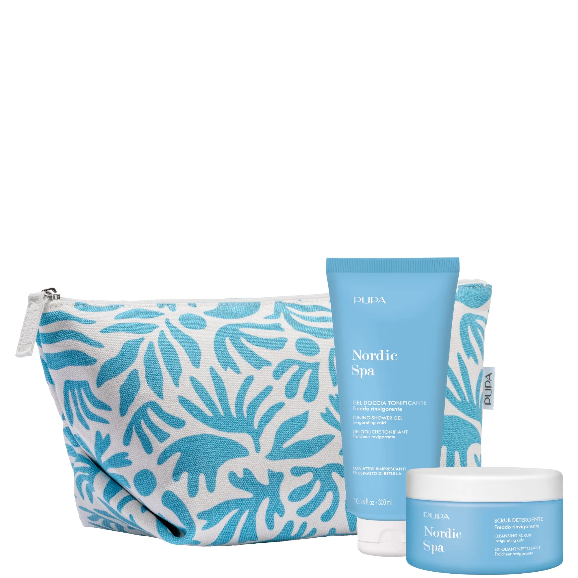Pupa NORDIC SPA Gel Doccia Tonificante + Scrub Corpo - 300 ML