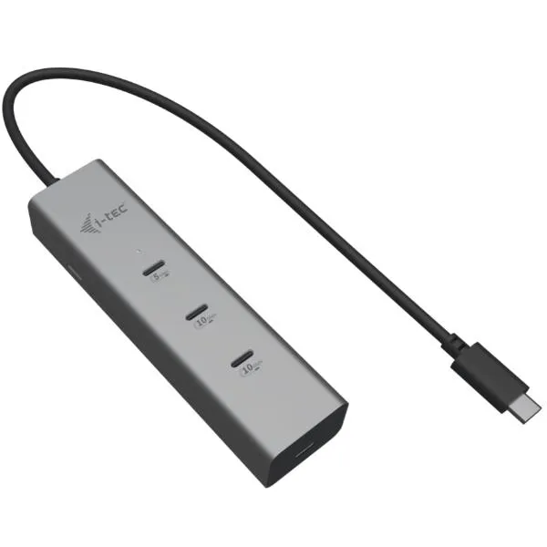 I-Tec Usb-C Charging Metal Hub 5PORT With Video 8K Power Delivery 85W C31HUBMETAL8KPDPRO