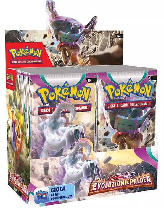 Pokemon Evoluzioni a Paldea Box 36 Buste Car2197