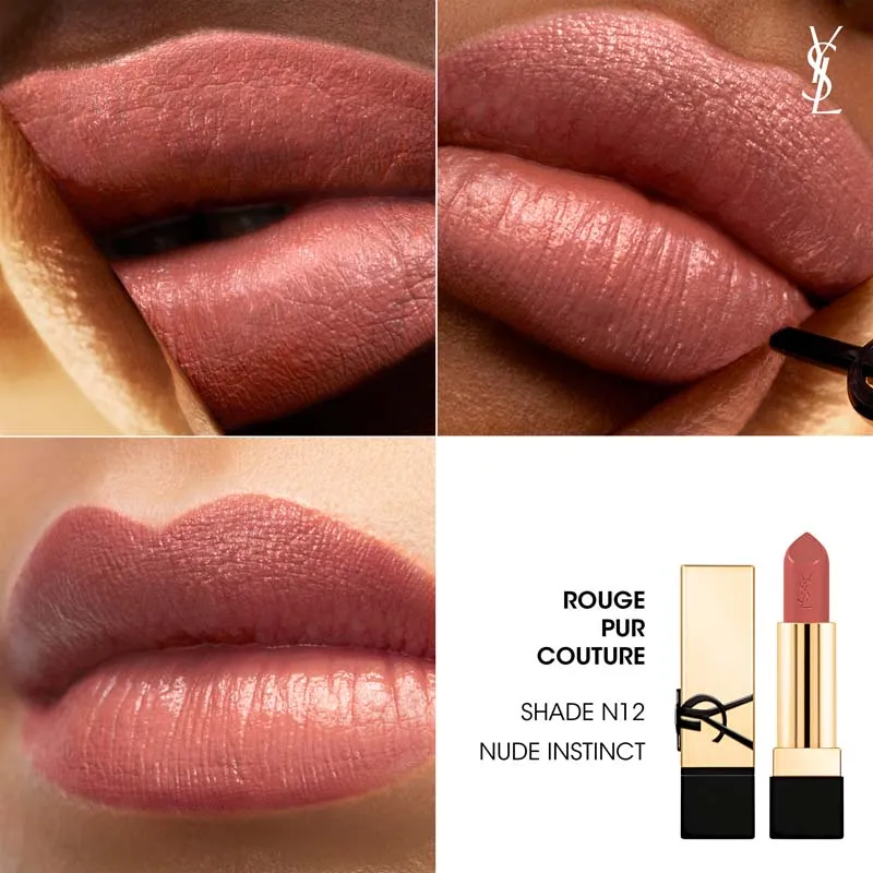 Yves Saint Laurent Rouge Pur Couture Satin - N. N12 NUDE INSTINCT