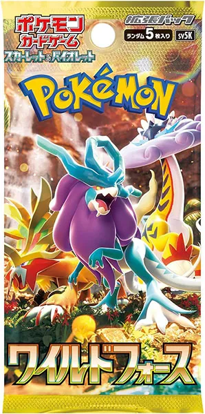 Pokemon Wild Force Booster 1 Busta JPN Car2400
