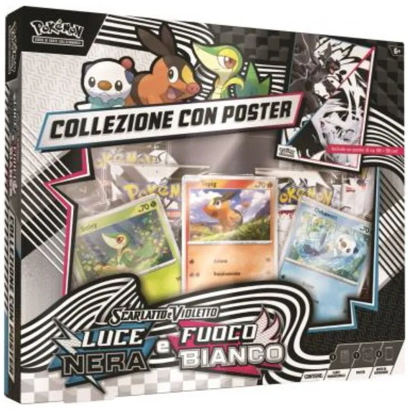 Pokemon Luce e Fuoco Collezione con Poster Unima ITA CAR2896 Pk10040-i