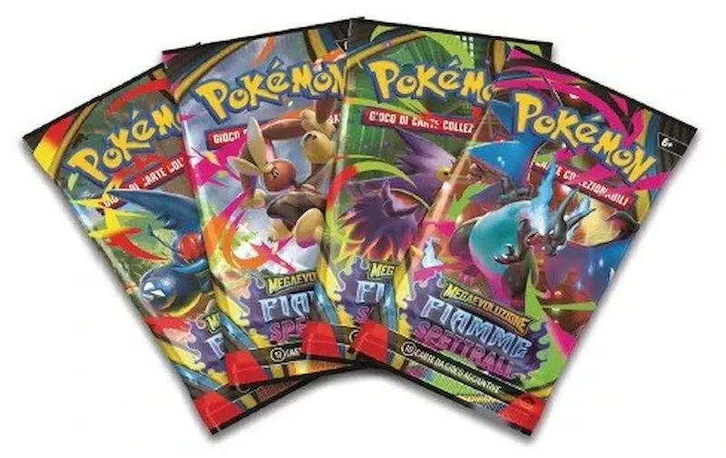 Pokemon Carte da Gioco Megaevoluzione Fiamme Spettrali Pk10190-i