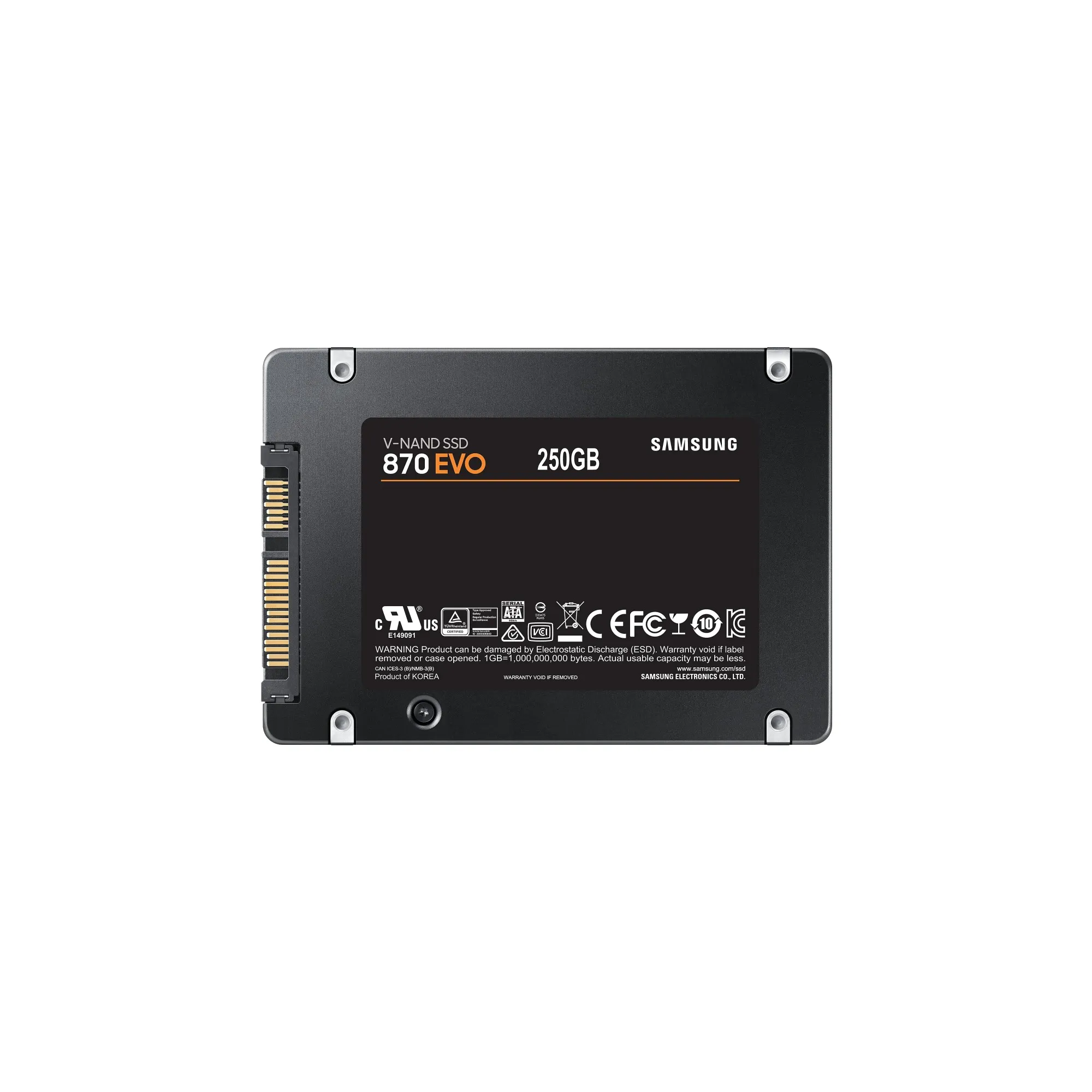 Samsung 870 EVO 250 GB 2.5 Serial ATA III V-NAND
