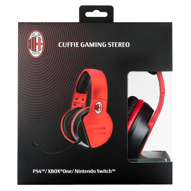 Qubick CUFFIE GAMING STEREO AC MILAN