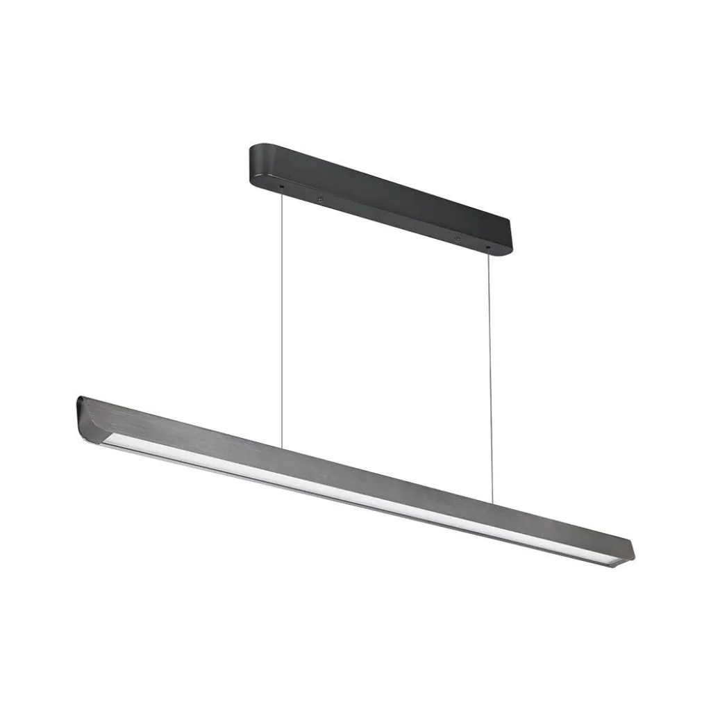 V-TAC Plafoniera LED Chip Samsung a Sospensione 36W Lineare Colore Grigio opaco 1227*50*60mm 3in1