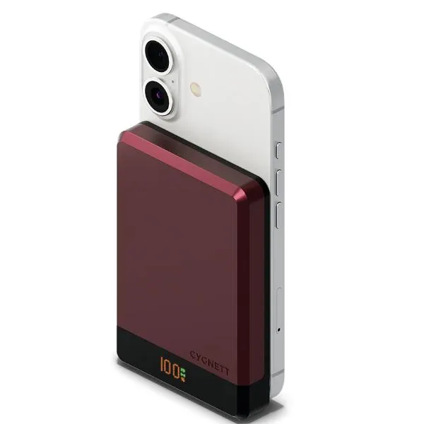 Cygnett Magslim 10k Power Bank - Cherry CY5646PBCHE