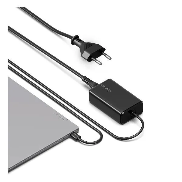 Cygnett Powermaxx 65W Gan Usb-C Laptop Charger - Black Eu CY5853PDWCH