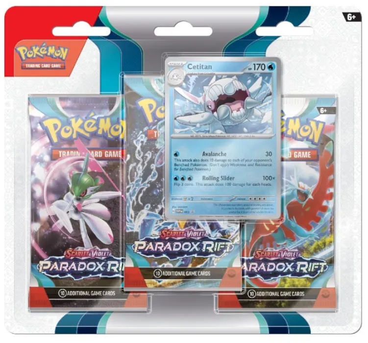 Pokemon Paradosso Temporale Blister 3 Buste + 1 Card ENG Car2705