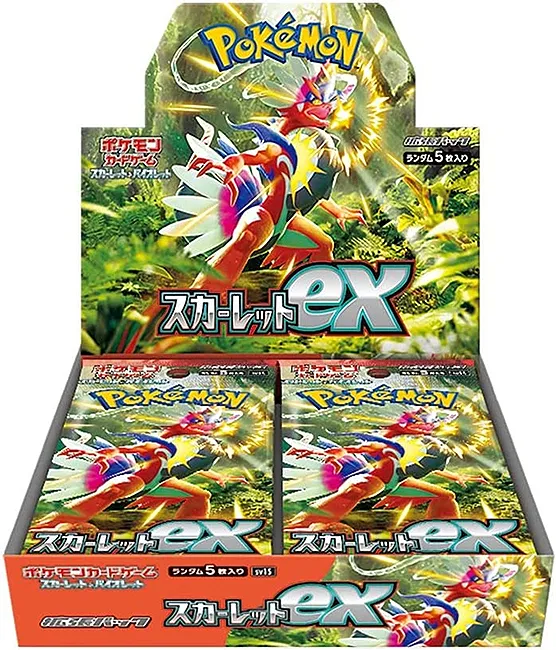 Pokemon Scarlatto Ex Box 30 Buste JPN Car2146