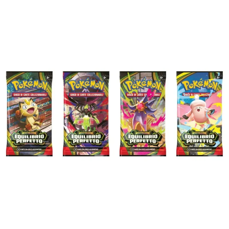 Pokemon M1 Megaevoluzione equilibrio perfetto 1 Bustina 10 carte (IT) Pk10380-i