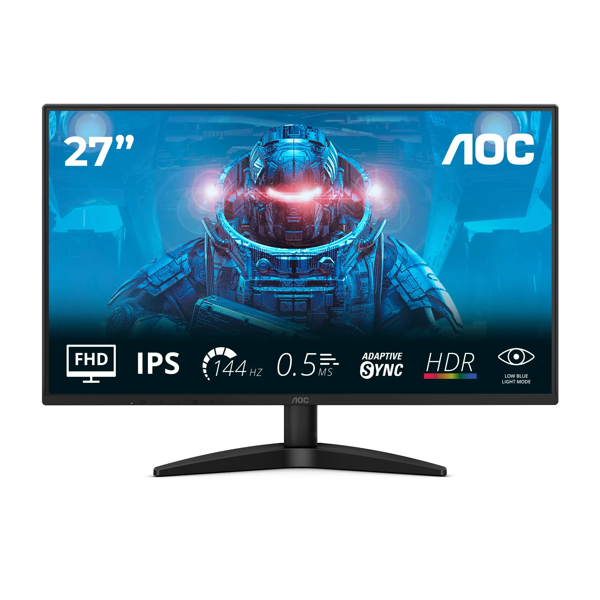Aoc Monitor 27 Led Ips Fhd 16:9 05 Ms 144Hz 300 Cdm Dp/Hdmi