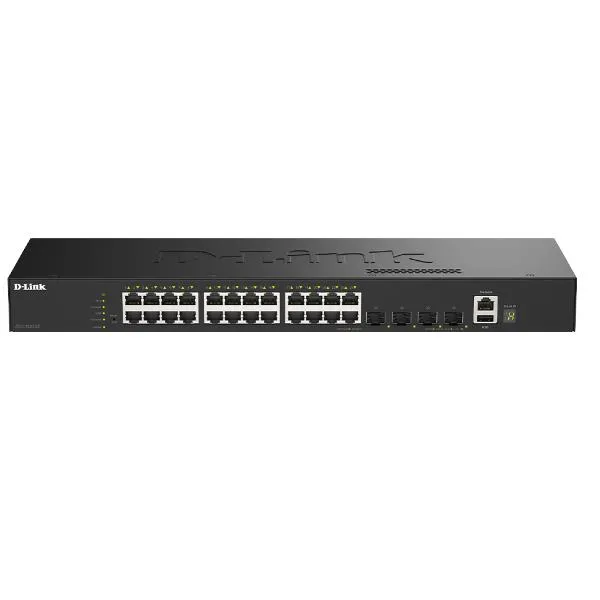 D-Link 24 Ports Ge + 4 10G Sfp+ Smart Managed Switch DGS-1530-28