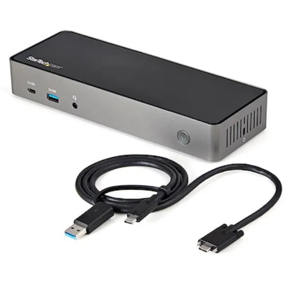 Startech Usb-C E Usb-A Dock - Docking Station Triplo Monitor Displayport Hdmi 4K 60Hz 85W Power Delivery 6x USB Gbe (DK31C3HDPDUE) DK31C3HDPDUE