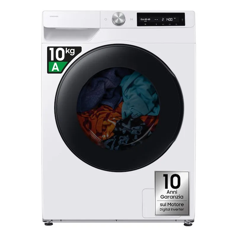 Samsung Lavasciuga AI Control Ecodosatore 10/6Kg Serie WD6400H CLASSE A Bianco