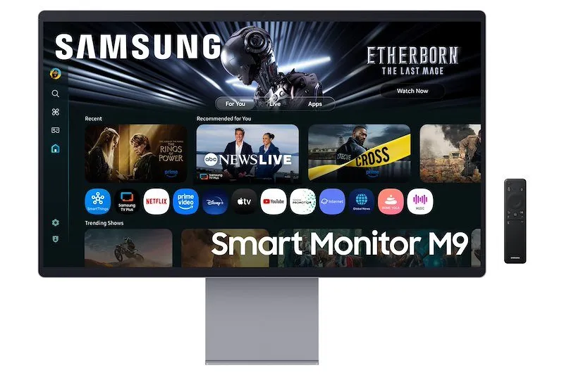 Samsung Smart Monitor M9 Ls32fm900suxen 32" Argento