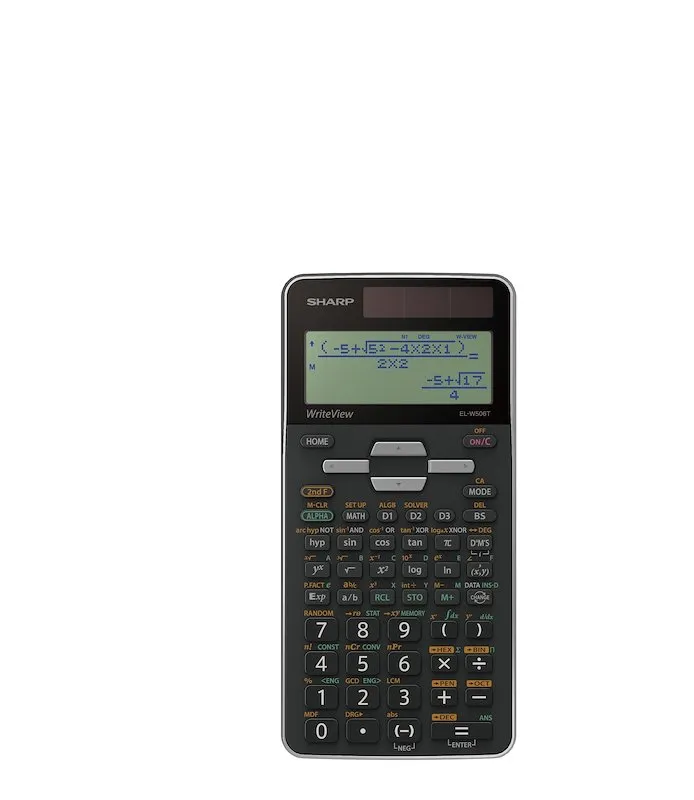 Sharp Calcolatrice Scientifica Elw506tbsl Nero / Argento metallizzato