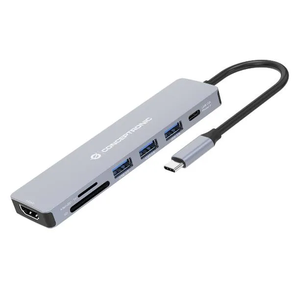 Conceptronic 7-IN-1 USB 3.2 Gen 1 Docking DONN19G