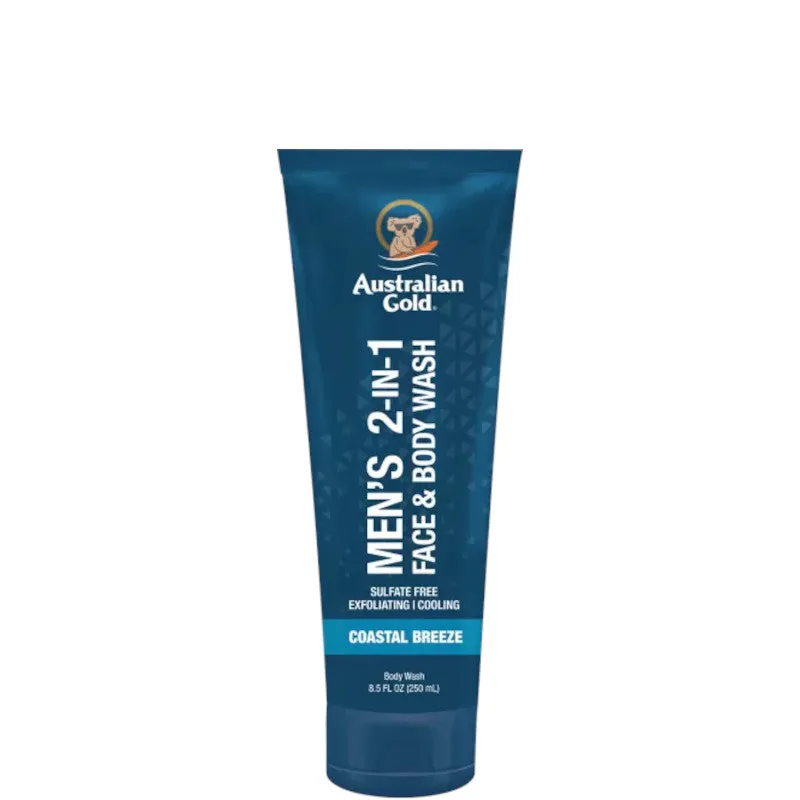 Australian Gold Men's 2 in 1 Face & Body Wash Coastal Breezer - 250 ML