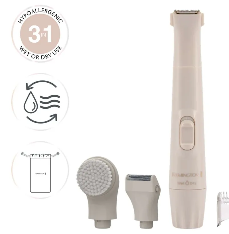 Remington Depilatore Bikini Kit BareMe 3-in-1 Wpg310