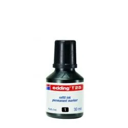 Edding CF10RICARICA Marc.perm. 30ML Nero 4-T25 001