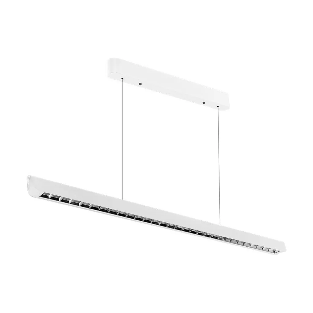V-TAC Plafoniera LED Chip Samsung a Sospensione 36W Lineare Colore Bianco 1227*50*60mm 3in1