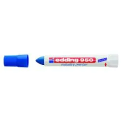 Edding Marcatore A Cera Colore Blu P/tonda Tratto 10 Mm Adatto Contrassegnare Superfici Impossibili (conf. 10 Pz) E950003