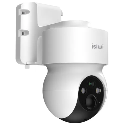 Isiwi Telecamera A Batteria 4G Redie+ 2K Pt Per Esterno Ir Led E Showcolor Audio Bidirezionale Sd