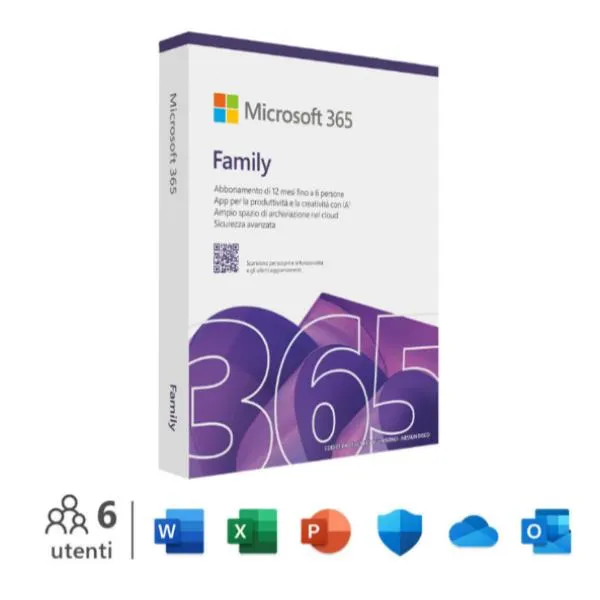 Microsoft 365 Family Ita SUB1Y Med EP2-32373