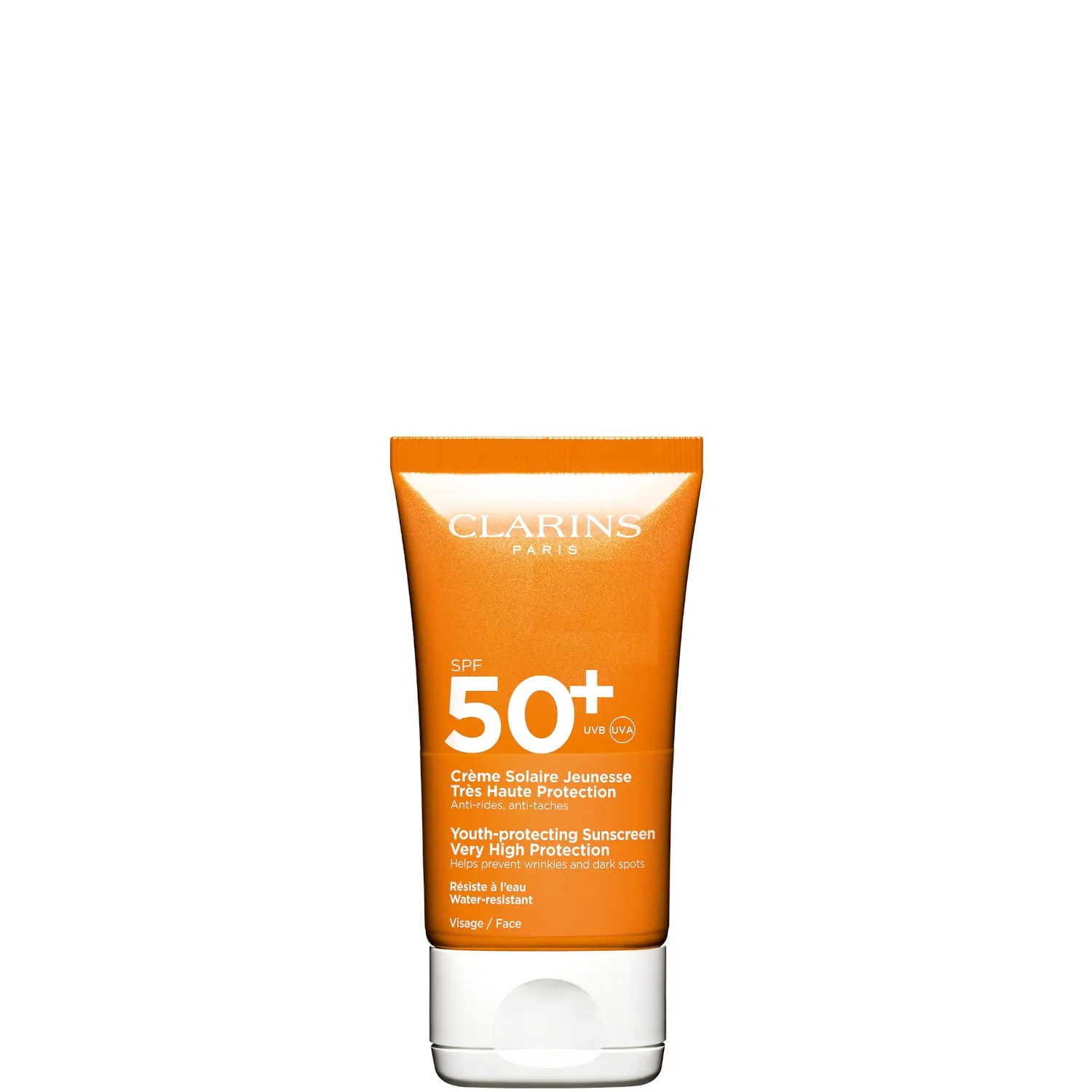 Clarins Crème Solaire Jeunesse Très Haute Protection SPF 50+ Visage - 50 ML