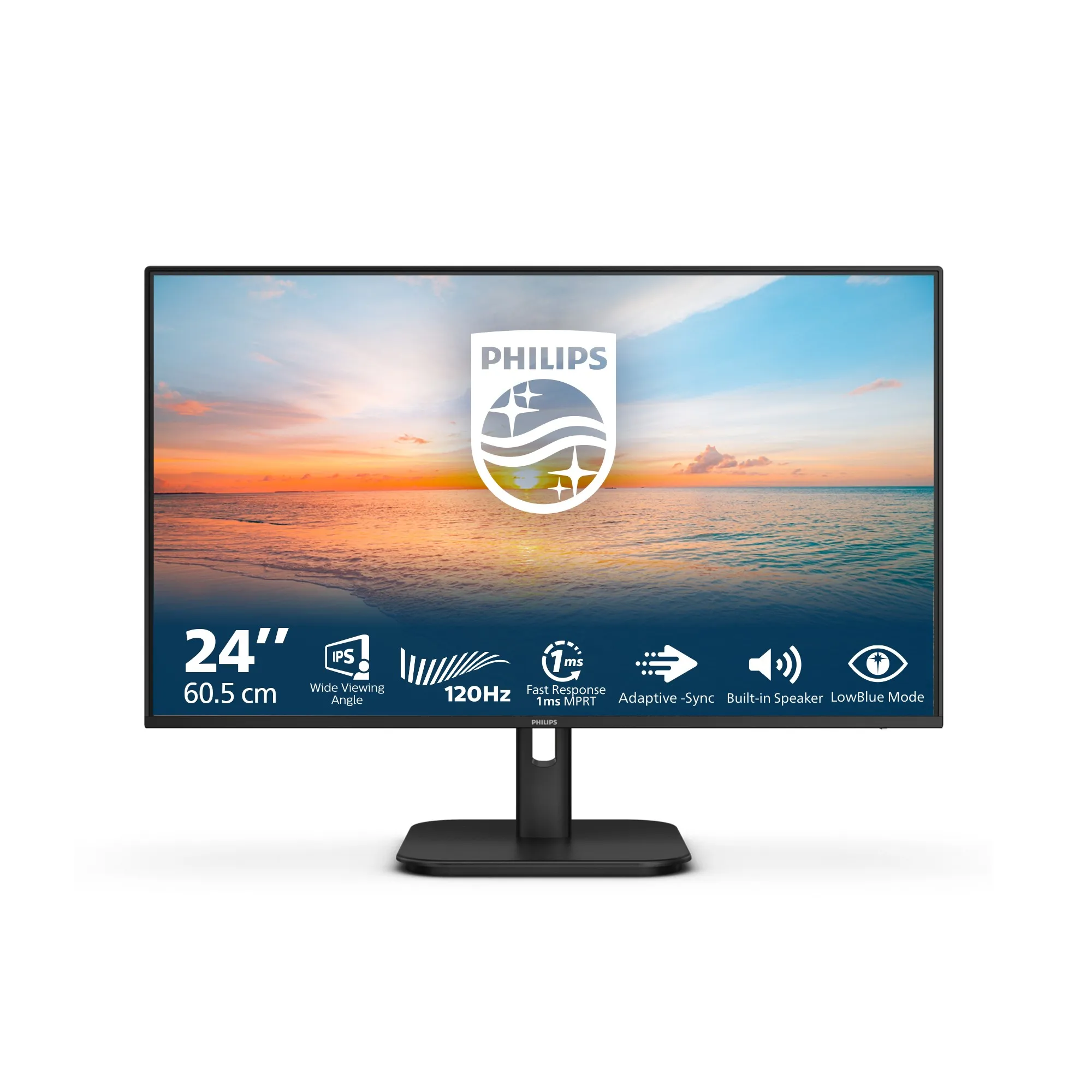 Philips Monitor 238 Led Ips 16:9 Fhd 4Ms 300 Cdm 120Hz Vga/Dp/Hdmi Multimediale
