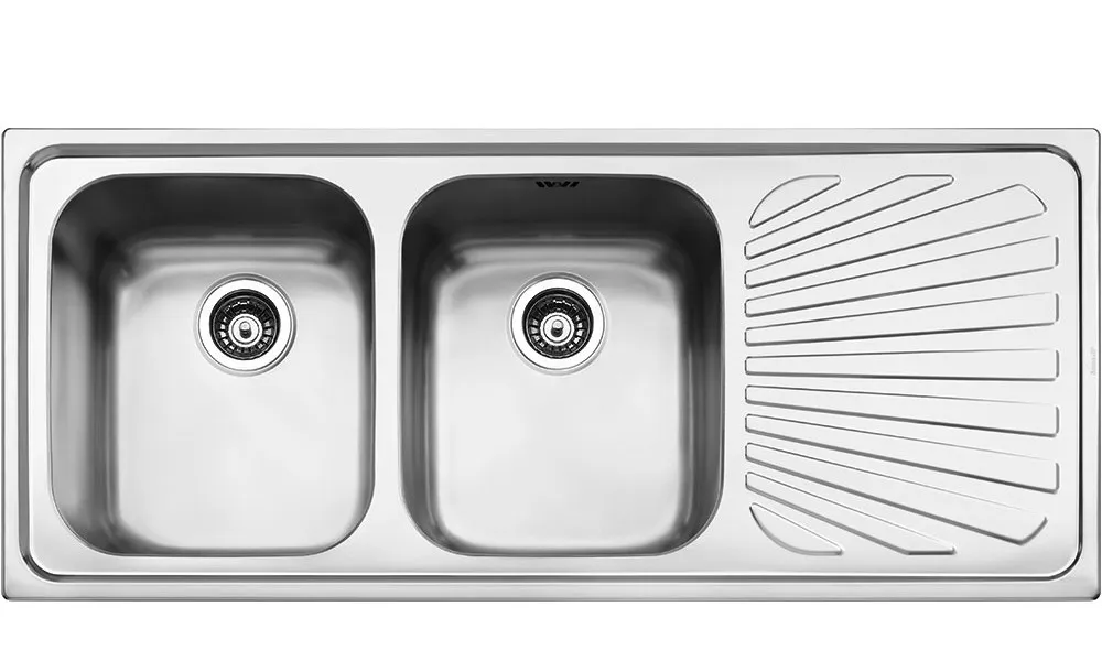 Smeg Lavello 2 Vasche SP116D Inox