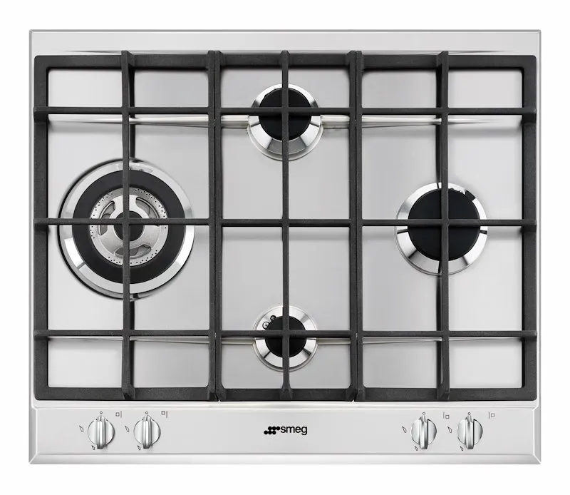 Smeg Piano Cottura Gas P261XGH Inox