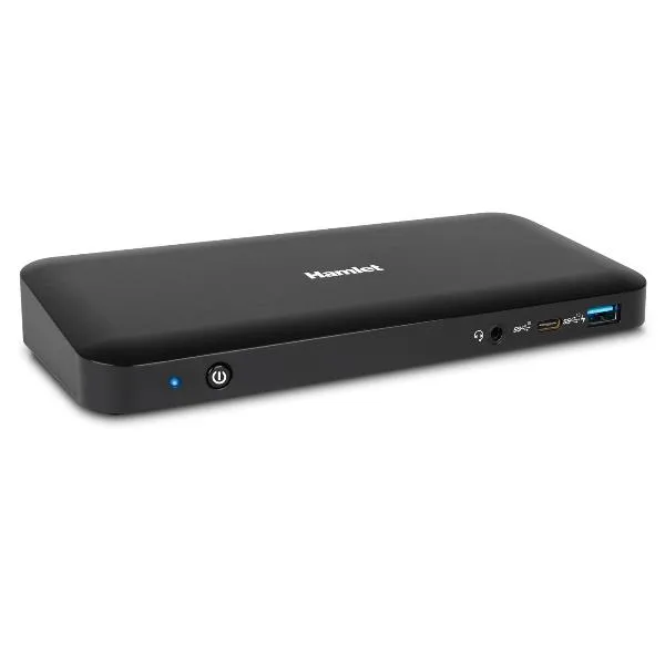 Hamlet Docking Station Power Delivery (pd) 85W Triple Display Hdmi +2xDP + 4USB 3.1 Gen2 LAN Audio HDOCKS600C