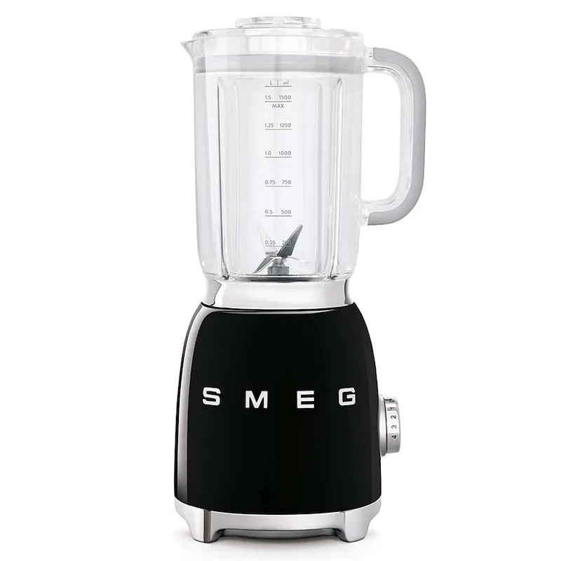 Smeg Frullatore da Tavolo 50's Style – Nero LUCIDO – BLF01BLEU