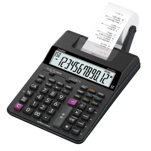 Casio HR-150RCE-WB-EC + Alimentatore HR-150RCE-WB-EC