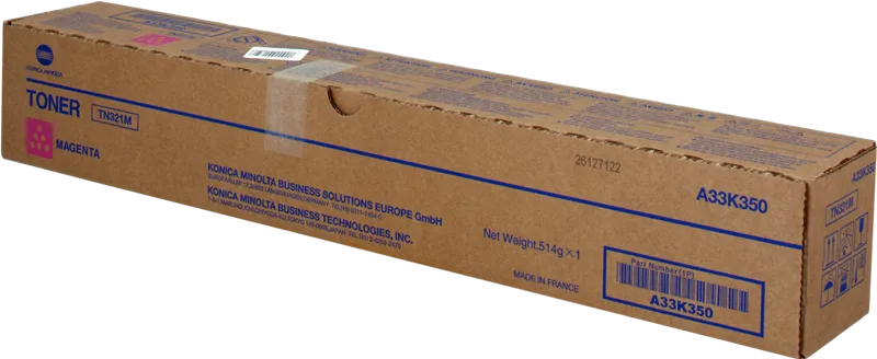Cartuccia toner originale magenta Konica Minolta TN321 - TN321M/A33K350