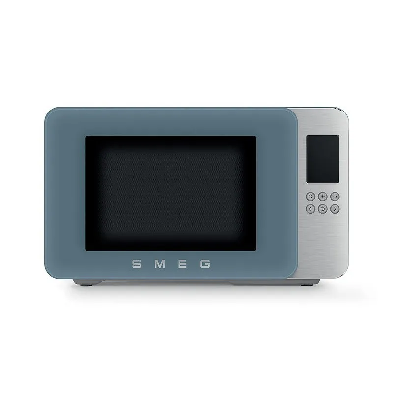 Smeg Forno a Microonde con Grill Moc01sbmeu Storm Blue Opaco
