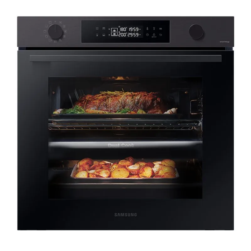 Samsung Forno Elettrico Dual Cook Serie 4 NV7B4440VBB/U5 Black Inox