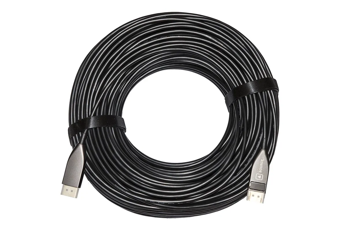 Cavo Video Aoc Fibra Ottica Collegamento Displayport 1.2 4K60Hz Ultra Hd Mt 70