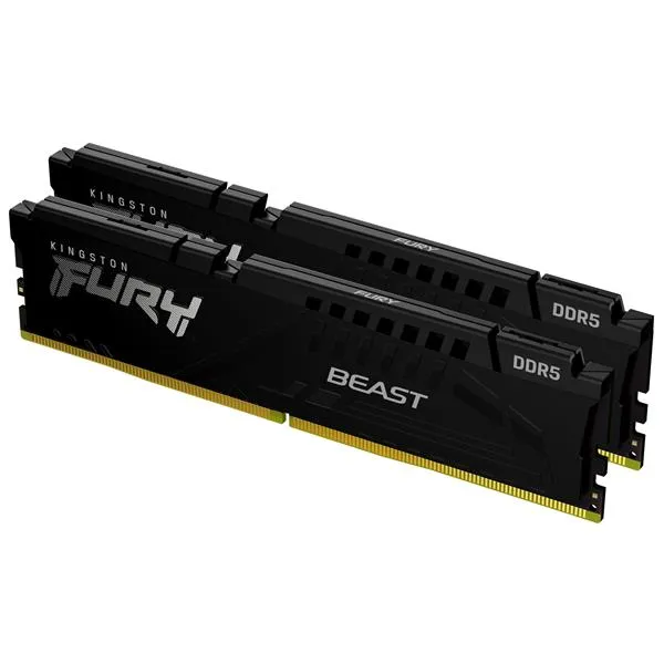 Kingston 64GB 6000MT/s DDR5 CL30 Dimm (kit Of 2) Fury Beast Black Expo KF560C30BBEK2-64