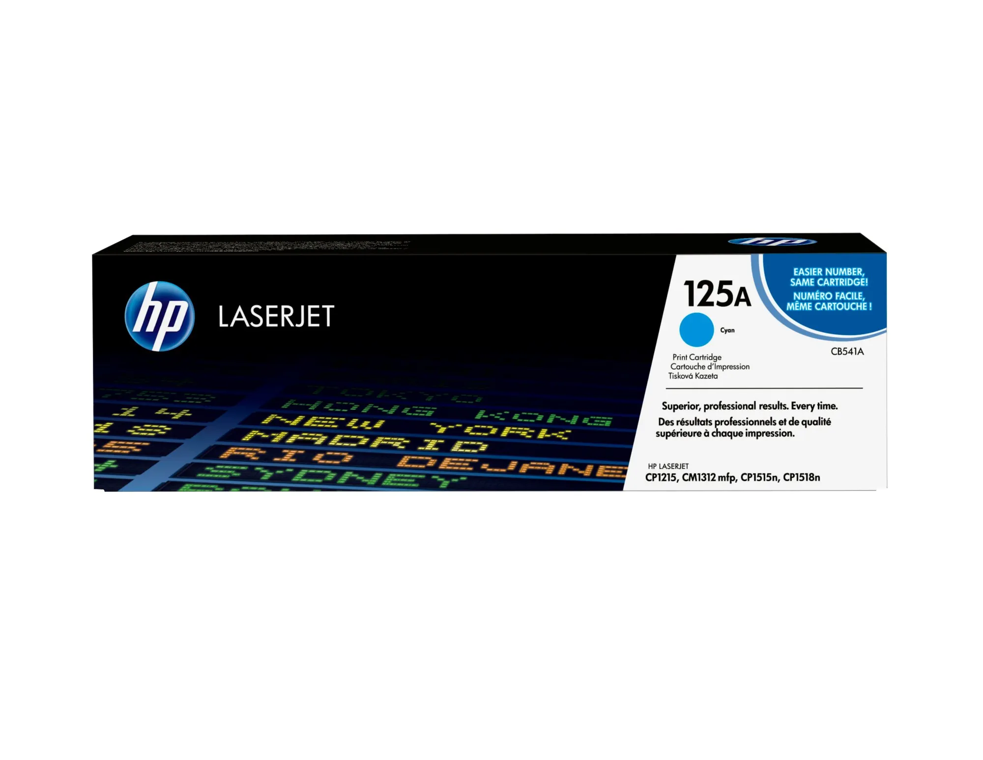ORIGINALE HP toner ciano CB541A 125A 1400 pagine