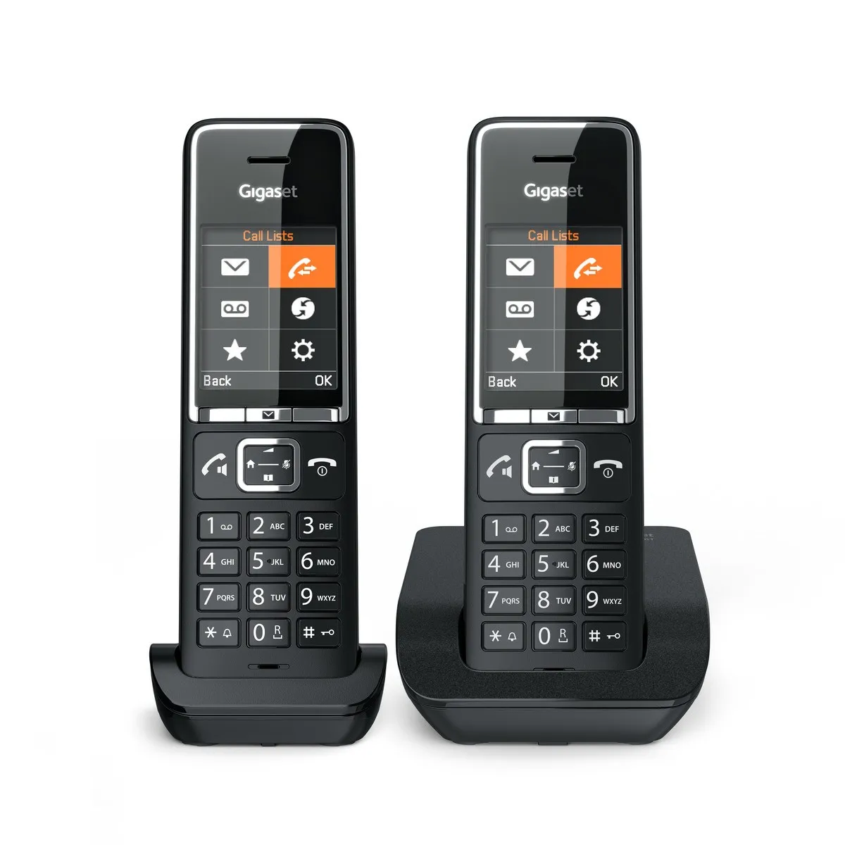 Gigaset COMFORT 550 duo Telefono analogico Identificatore di chiamata Nero