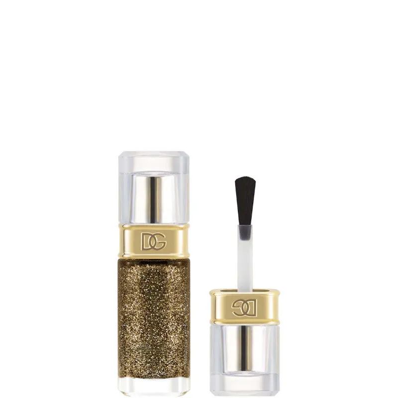 Dolce&Gabbana Nailed It! Smalto - 03 Legend - Base trasparente con glitter oro