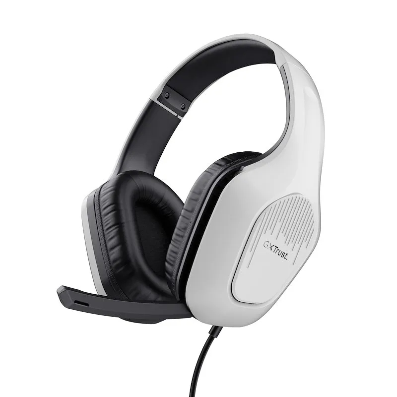 Trust Cuffie Gaming GXT415W ZIROX HEADSET 25147 White