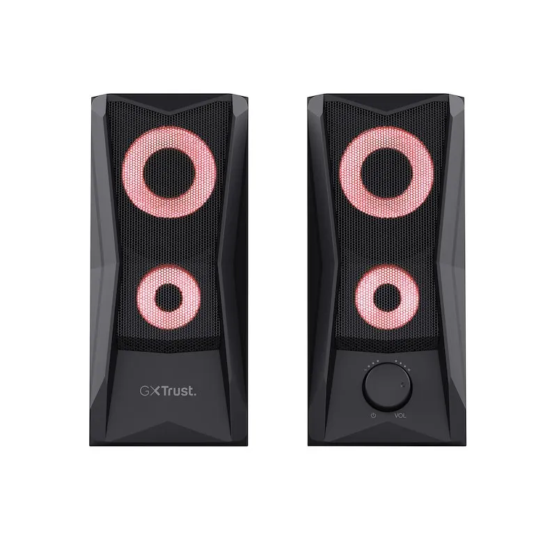 Trust Set di altoparlanti 2.0 GXT606B JAVV RGB SPEAKER SET Black/RGB