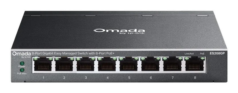 Switch Omada 8-Portgb Poe Managed 8Xgb Rj45P Desktop Steel Integ Sdn